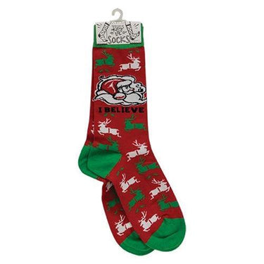 1 Pair I Believe Socks - The Fox Decor